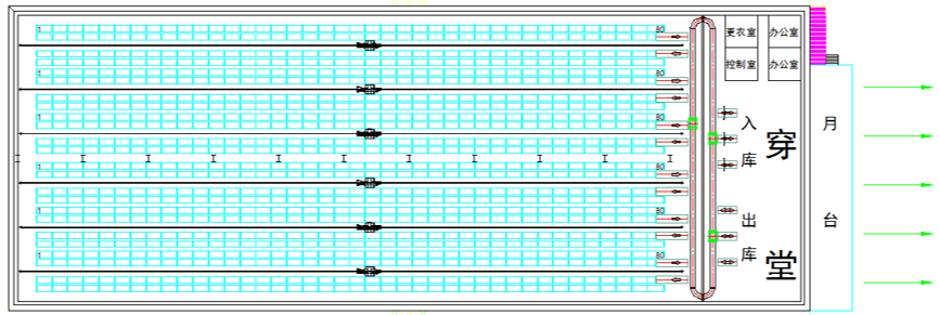 橫梁式智能倉(cāng)儲(chǔ)貨架